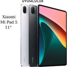 Wowacs Xiaomi Mi Pad 5 11 Inç ile Uyumlu Tablet Kılıfı Ekran Koruyucu ve Kalem Seti