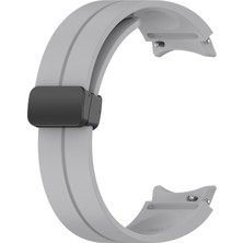 Kny Samsung Galaxy Watch 4 44 mm (20MM) Için Manyetik Kopçalı Renkli Silikon Kayış-Kordon Krd-84