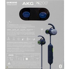 XML Dünyası Samsung By Harman Kardon Akg N200A Bluetooth Spor Kulakiçi Kulaklık Mavi Samsung Türkiye Garantili