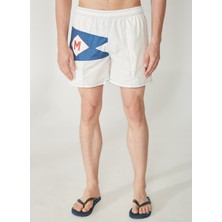 Murphy&nye Beyaz Erkek Şort Mayo Burgee Short