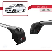 Opel - Vauxhall Zafira B 2005-2014 Arası ile Uyumlu Ace-2 Ara Atkı Tavan Barı Gri