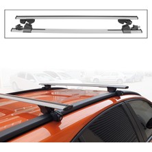 Subaru Xv 2012-2017 Arası ile Uyumlu Hook Model Anahtar Kilitli Ara Atkı Tavan Barı Gri