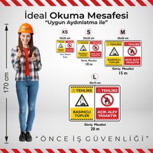 İsg Tabelam 25x35cm/fosforlu kompozit/Basınçlı Tüpler - Açık Alev Yasaktır