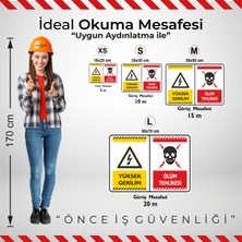 İsg Tabelam 25x35cm/kompozit/Yüksek Gerilim - Ölüm Tehlikesi