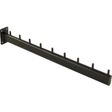Manken İstanbul 10 Adet Duvara Monte Düz Askılık 40 cm