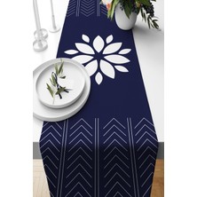 Belle Benoit Çift Tarafı 3D Dijital Baskılı 4'lü Yastık Kılıfı Kırlent Kılıfı ve Amerikan Servis Runner Set