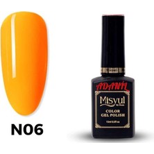 Adanil Misyul Neon Açık Turuncu Kalıcı Oje N06