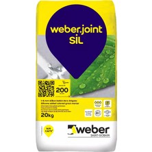 Weber Joint Silikonlu  Beyaz Derz 20 kg