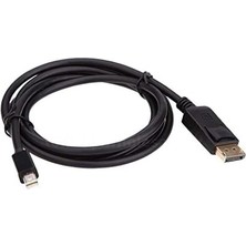 Xnews Alfais AL-4315 Mini Displayport To Displayport Dönüştürücü Adaptör Kablosu, Siyah