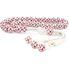 Gumush Kırmızı Beyaz Gümüş Trabzon Kazaziye Tesbih