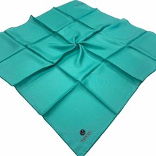 Vissona %100 Twill İpek Düz Desenli Eşarp 90x90 Eşarp Dikim Şekli : El Dikişi