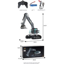 Uapqgm Uzaktan Kumandalı Ekskavatör 2.4g Kablosuz (Yurt Dışından)