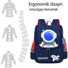 Linroup1 36.13.29.astronot Karikatür Okul Çantaları Çocuk Ilköğretim Okulu Sırt Çantası (Yurt Dışından)