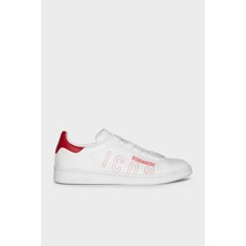 Dsquared2 Logolu Hakiki Deri Sneaker Ayakkabı Erkek Ayakkabı SNM017501 502228 M244
