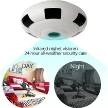 Wıfıcam Plus 360 Görüşlü Hd Görüntü ve Gece Görüşlü Smart Wifi Ufo Kamera