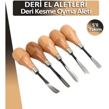 Dopar Deri Kesme Oyma Aleti 5’li Takım Set