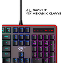 Havit Gamenote KB870L Rgb Backlit Gaming Mekanik Klavye