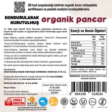 Doğan Makaraç Organik sertifikalı (Freeze-Dry) dondurularak kurutulmuş pancar