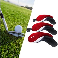 Besteffie 3 Pcs Golf Woods Headcovers Naylon Aksesuar Set Fairway Için Mesh (Yurt Dışından)