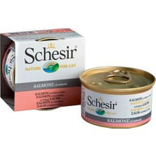 Schesir Naturel Brine Doğal Somonlu Kedi Konservesi 85 gr