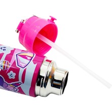 Muggle Pipetli Çelik Matara MT-2635 Unicorn Desenli 550 ml