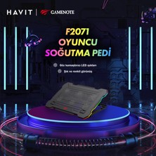 Havit Gamenote F2071 Cooling Pad Rgb Gaming Laptop Soğutucu - Ayarlanabilir 6 Fan 2500RPM