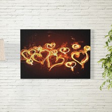 Reysa Tasarım Ateşli Kalpler Posteri 35X50 cm