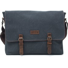 Gillario Kanvas Deri 15.6 Inch Postacı Laptop Çantası - DESIGN03