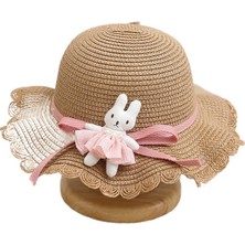 Fengxun-HB Tatlı Kız Moda Güneş Şapkası (Yurt Dışından)