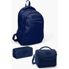 Coral High Kids Lacivert 3’lü Okul Çanta Seti SET0114399