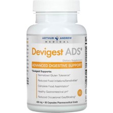 Arthur Andrew Medical Devigest Ads, Advanced Digestive Support, 400 Mg, 90 Capsules