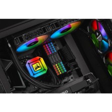 Corsaır CW-9060047-WW Icue H115I Elıte Capellıx 280 mm Rgb Fanlı Sıvı Islemcı Sogutucusu (Intel 1200 1150 1151 1155 1156 1366 2011 2066  Amd Am4 Am3 Am2 Strx4 Str4)