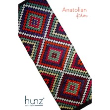 Hunz Artefact Geleneksel Türk Kilimi - El Dokuması - Kök Boyalı - 214 x 74CM