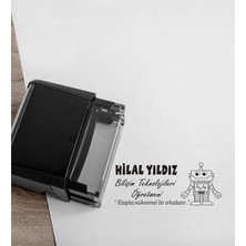 Kaşem Öğretmenlere ve Kişiye Özel Kitap Mühürü Kitap Kaşesi C80