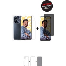 Wrapsol Realme C55 Parlak Hayalet Ekran Koruyucu Fullbody Kaplama