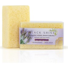 Black Shine Doğal Lavanta Özlü, %35 Nemlendiricili, Süngerli Kişisel Katı Bakım Sabunu 100 gr BYXKRM0044