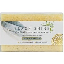 Black Shine Doğal Keçi Sütlü, %35 Nemlendiricili, Süngerli Kişisel Katı Bakım Sabunu 100 gr BYXKRM0045