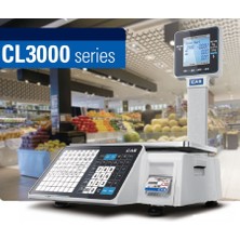 Cas CL3000-P 15 kg Barkodlu Terazi