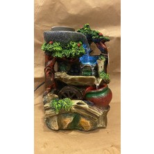 Rahan Su Şelalesi LED Işıklı Değirmenli Şelale