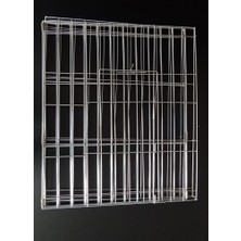 Köpek Kedi Çiti Panel Oyun Alanı 6 Parça Metal 100X63