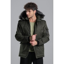 Stil Kombin Stil Kombin Içi Kürklü Kaban Mont Bl 1506