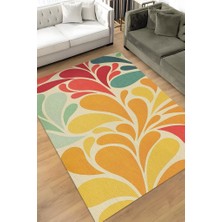 Homshtag Renkleri Çok Güzel, Bahar Halısı, İnce Yazlık Halı,Pamuklu Dokuma Tabanlı Salon Halısı