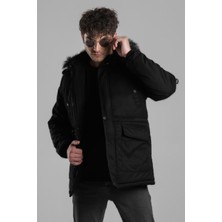 Stil Kombin Stil Kombin Içi Kürklü Kaban Mont Bl 1506