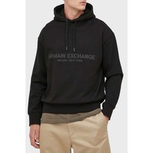 Armani Exchange Logolu Pamuklu Kapüşonlu Regular Fit Sweat Erkek Sweat 6rzmle ZJ4XZ 1200