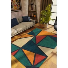 Homshtag Üçgenler,Geometrik Halı,Renkli Mutfak Halısı,Şekilli Genç Odası Halısı,Dokuma Tabanlı Halı