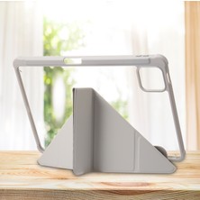 Xfashion Xiaomi Pad 6 / Pad Için 6 Pro Tri-Katı Stand Tablet Kılıf Pu Deri Şeffaf Akrilik Tpu Kapak (Yurt Dışından)