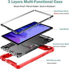 Xfashion Samsung Galaxy Sekmesi Için A7 10.4 (2020) / (2022) Tablet Kılıf Silikon + Pc Koruyucu Zırh Kickstand Kapak (Yurt Dışından)