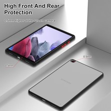 Xfashion Samsung Galaxy Sekmesi Için A 8.0 (2019) SM-T290 (Wı-Fı) / SM-T295 (Lte) Pc+Tpu Tablet Kılıf Kılıfı Kontrast Renk Ultra Ince Mat Kapak (Yurt Dışından)