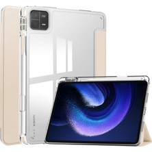 Xfashion Xiaomi Pad 6 / Pad 6 Için Pro Stand Tablet Kılıf Pu Deri + Tpu + Akrilik Net Akıllı Kapak (Yurt Dışından)