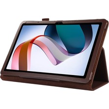 Xfashion Xiaomi Için Redmi Pad Pu Deri Tablet Kılıfı Litchi Doku Folio Stand Kapak Kabuğu (Yurt Dışından)